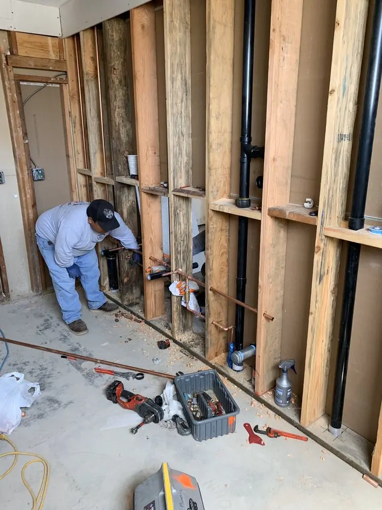 Commercial rough-in plumbing for Water Heater Replacement in Jesup